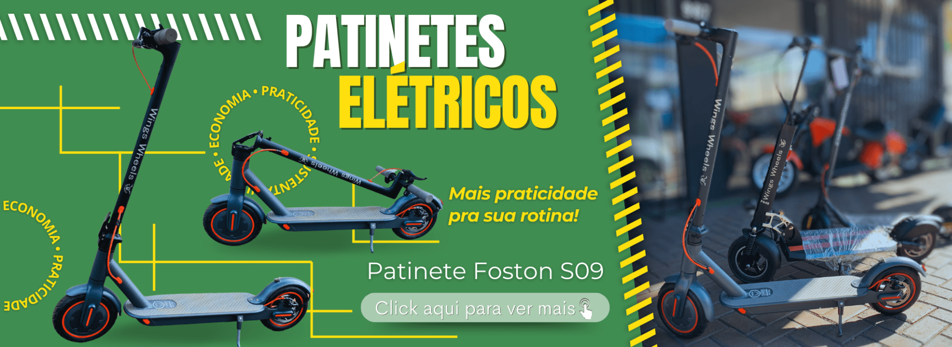 PATINETE ELÉTRICO FOSTON S9