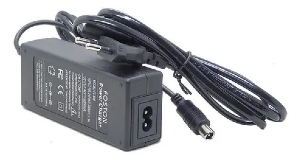 CARREGADOR PATINETE ELÉTRICO FOSTON S08/S09 ORIGINAL