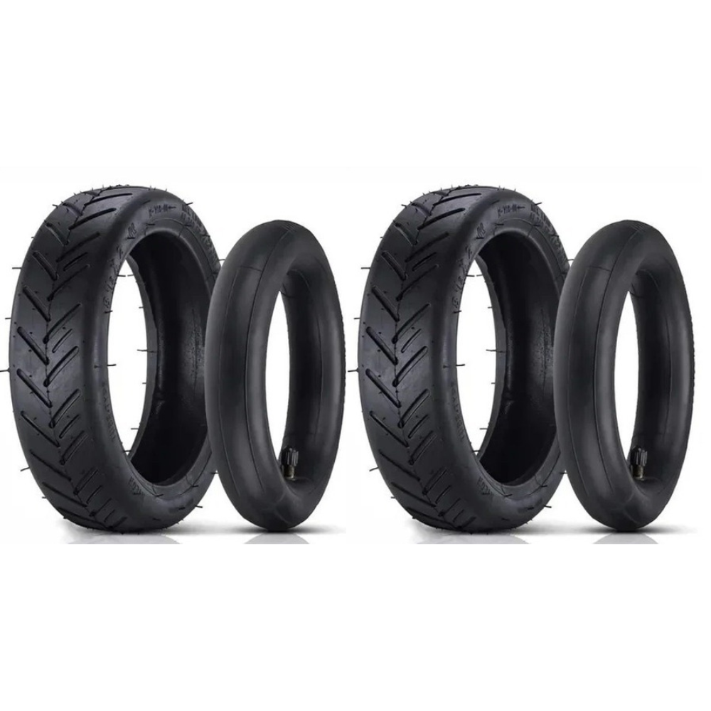 Kit 2 Pneu + 2 Câmara 8.5 Para Patinete Elétrico Foston S08/S09 WW