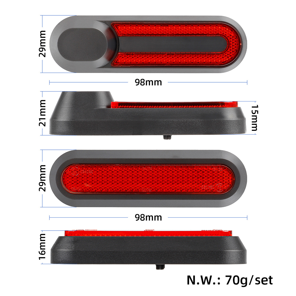 Kit Acabamento Lateral Patinete Foston / Xiaomi