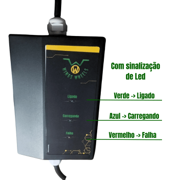 Carregador Portatil Carro Elétrico 7,5 kW 220 V 32 A WW