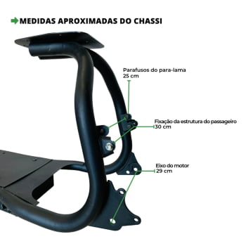 Chassi Scooter Elétrica Citycoco