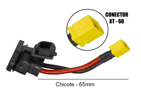 Conector de Bateria XT60 para scooter Elétrica Citycoco