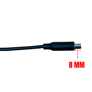 Cabo Alimentação Carregador 8mm -Patinete Foston e Similares