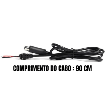 Cabo Alimentação Carregador 8mm -Patinete Foston e Similares