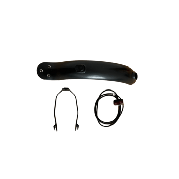 Kit Para-lama Traseiro Patinete Elétrico + Suporte +Lanterna