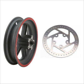 Roda Traseira Patinete Elétrico 8.5" com Disco de Freio